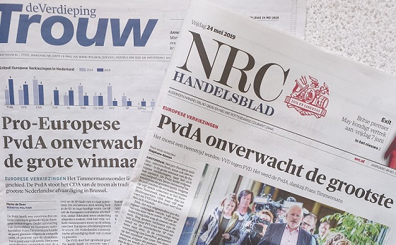 Trouw i NRC Timmemans wygrywa eurowybory w NL fot. Polonia.nl_kl